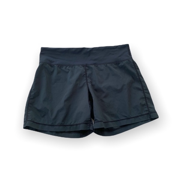 lululemon athletica Pants - LULULEMON Shorts Wide Elastic Waist Lightweight Loose Shorts Black 4